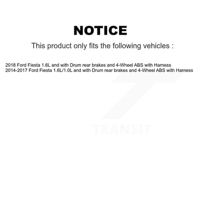 Wheel Bearing And ABS Sensor Front Rear Kit For Ford Fiesta with Harness