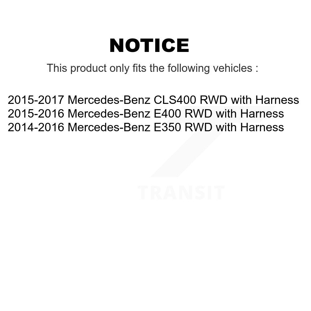Wheel Bearing And ABS Sensor Front Kit For Mercedes-Benz E400 E350 CLS400 RWD