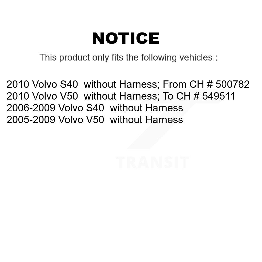 Wheel Hub Bearing And ABS Sensor Front Kit For Volvo S40 V50
