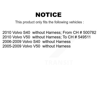 Wheel Hub Bearing And ABS Sensor Front Kit For Volvo S40 V50