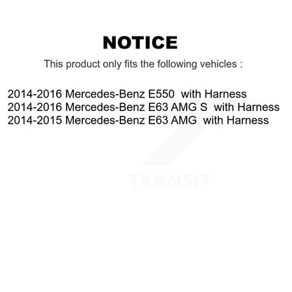Wheel Bearing And ABS Sensor Front Kit For 2014 Mercedes-Benz CLS63 AMG S AWD