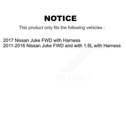Wheel Hub Bearing And ABS Sensor Rear Kit For Nissan Juke with Harness