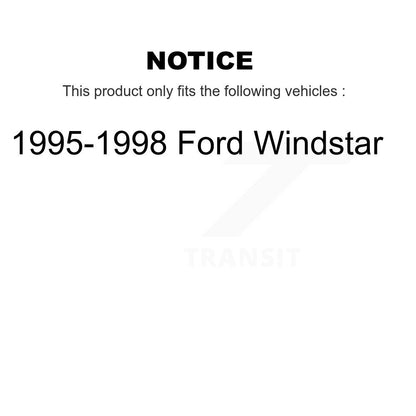 Wheel Bearing And Tie Rod End Front Kit For 1995-1998 Ford Windstar