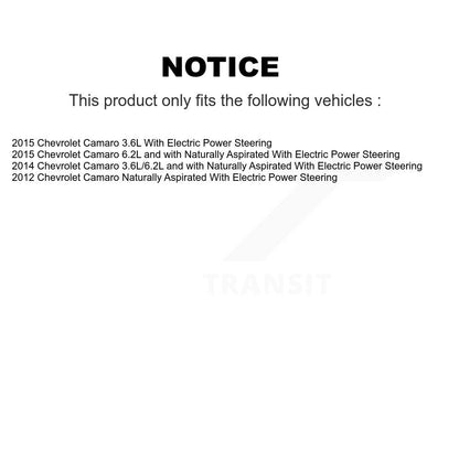 Wheel Bearing And Tie Rod End Front Kit For Chevrolet Camaro