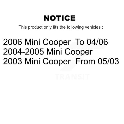 Wheel Bearing And Tie Rod End Front Kit For Mini Cooper