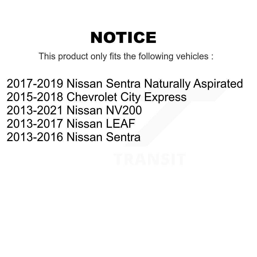 Wheel Bearing Tie Rod End Front Kit For Nissan Sentra NV200 LEAF Chevrolet City
