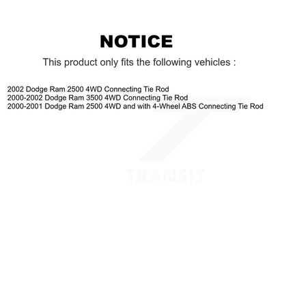 Wheel Bearing & Tie Rod End Front Kit For Dodge Ram 2500 3500 Connecting