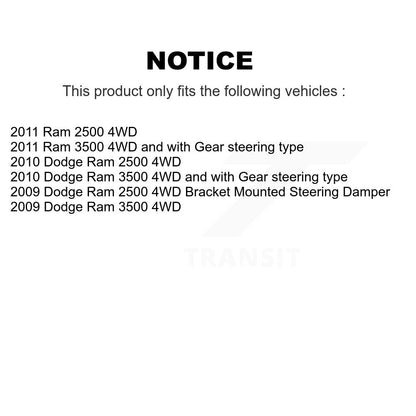 Wheel Bearing And Tie Rod End Front Kit For Dodge Ram 2500 3500