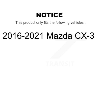 Hub Bearing Assembly And Link Front Kit For 2016-2021 Mazda CX-3