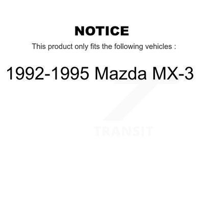 Wheel Bearing And Suspension Link Front Kit For 1992-1995 Mazda MX-3