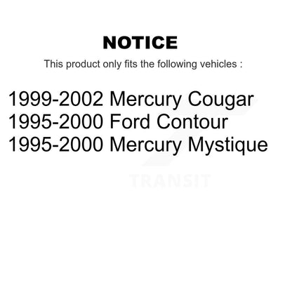 Wheel Bearing Suspension Link Front Kit For Mercury Ford Contour Cougar Mystique
