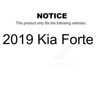 Wheel Bearing And Suspension Link Front Kit For 2019 Kia Forte 1.6L