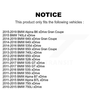 Hub Bearing Assembly Link Front Kit For BMW 535i xDrive 528i 750i 550i 535d 650i