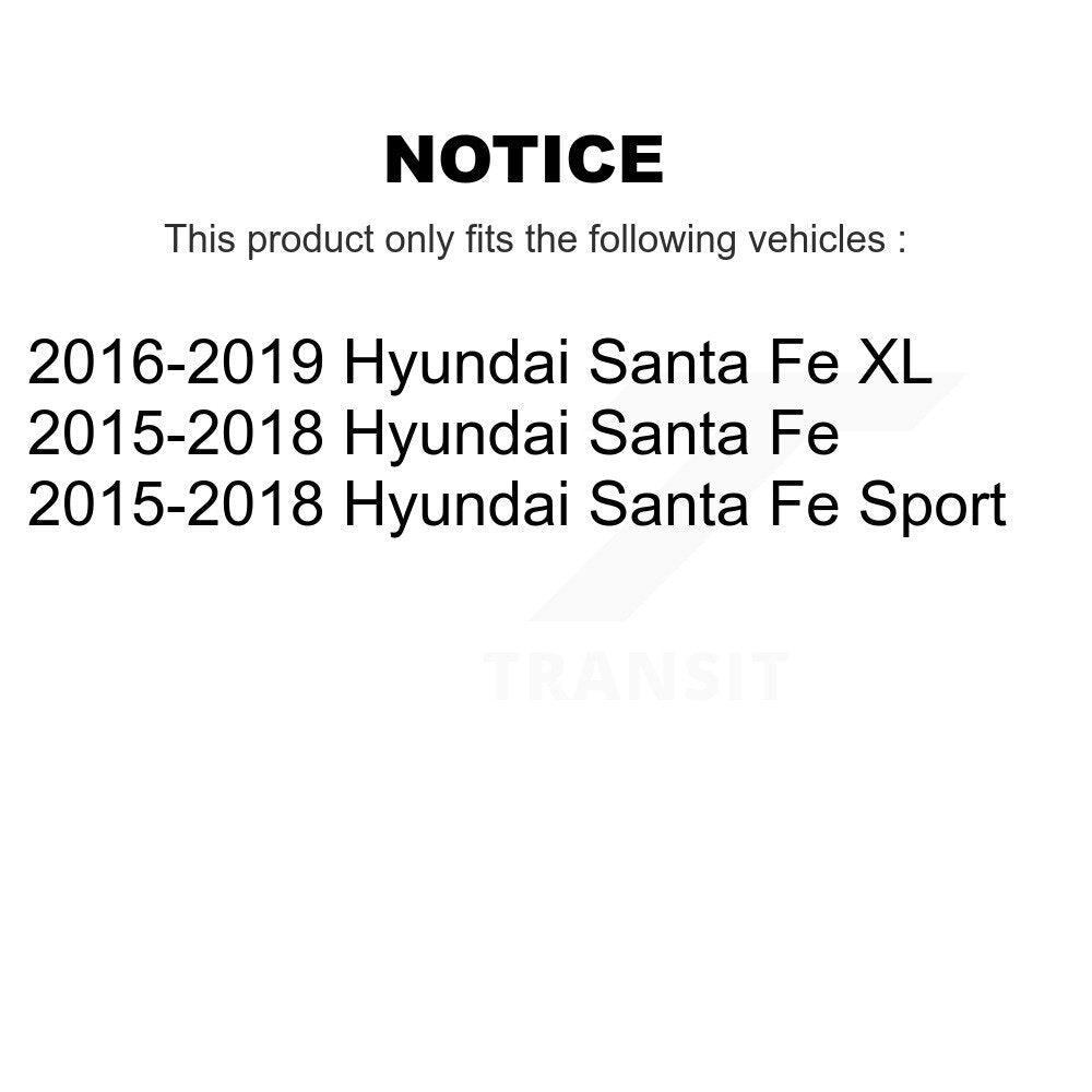 Hub Bearing Assembly And Link Front Kit For Hyundai Santa Fe Sport XL