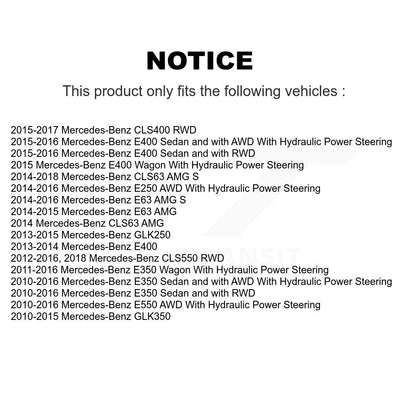 Wheel Bearing Tie Rod End Front Kit For Mercedes-Benz GLK350 GLK250 E350 E550 S