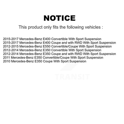 Wheel Bearing And Link Front Kit For Mercedes-Benz E350 E400 E550
