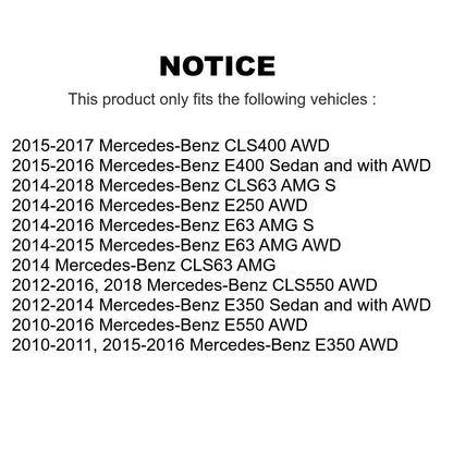 Wheel Bearing Link Front Kit For Mercedes-Benz E350 E550 E400 E250 CLS550 E63 S