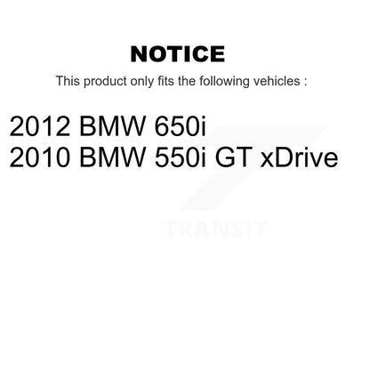 Wheel Bearing And Tie Rod End Front Kit For BMW 650i 550i GT xDrive