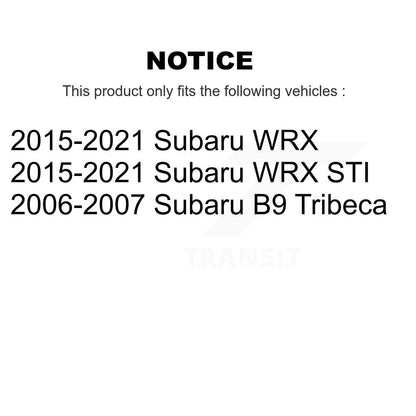 Hub Bearing Assembly And Link Front Kit For Subaru WRX STI B9 Tribeca