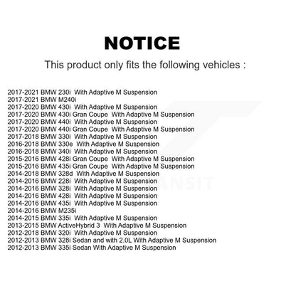 Hub Bearing Assembly Link Front Kit For BMW 328i 320i M235i 335i M240i 228i 435i