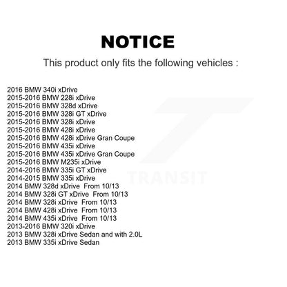 Wheel Bearing Tie Rod End Front Kit For BMW 328i xDrive 320i 335i 428i 435i 328d