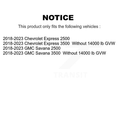 Wheel Bearing & Tie Rod End Front Kit For GMC Chevrolet Savana 2500 Express 3500