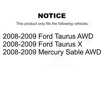 Bearing Lower Control Arm & Link Front Right Kit For Ford Taurus X Mercury Sable