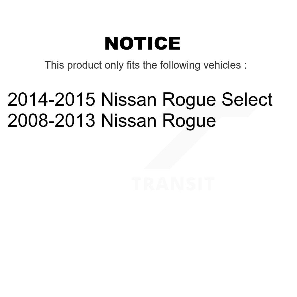 Bearing Lower Control Arm with BJ & Link Front Right Kit For Nissan Rogue Select
