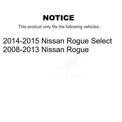 Bearing Lower Control Arm with BJ & Link Front Right Kit For Nissan Rogue Select