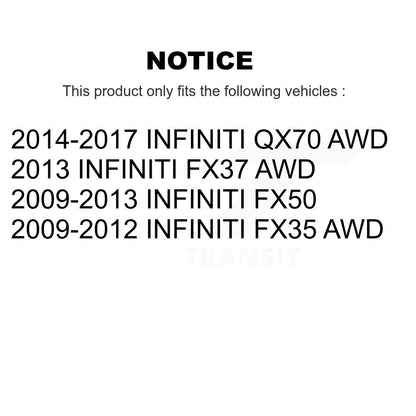 Bearing Lower Control Arm Link Front Right Kit For INFINITI FX35 QX70 FX50 FX37