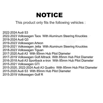 Bearing Lower Ball Joint Link Front Right Kit For Volkswagen Tiguan Jetta Audi R