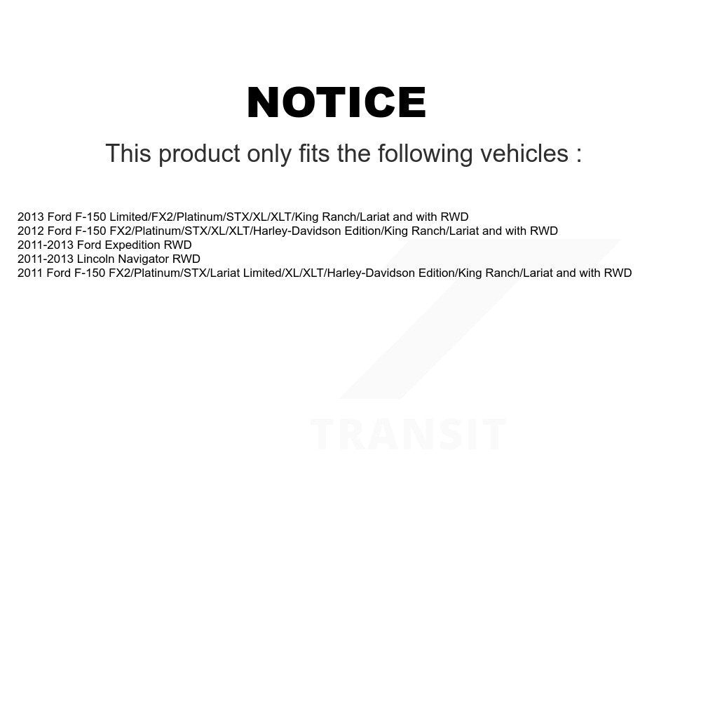 Bearing Lower Control Arm Link Front Right Kit For Ford F-150 Expedition Lincoln