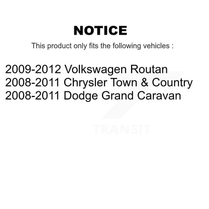Bearing Lower Control Arm Link Front Right Kit For Dodge Grand Caravan Chrysler