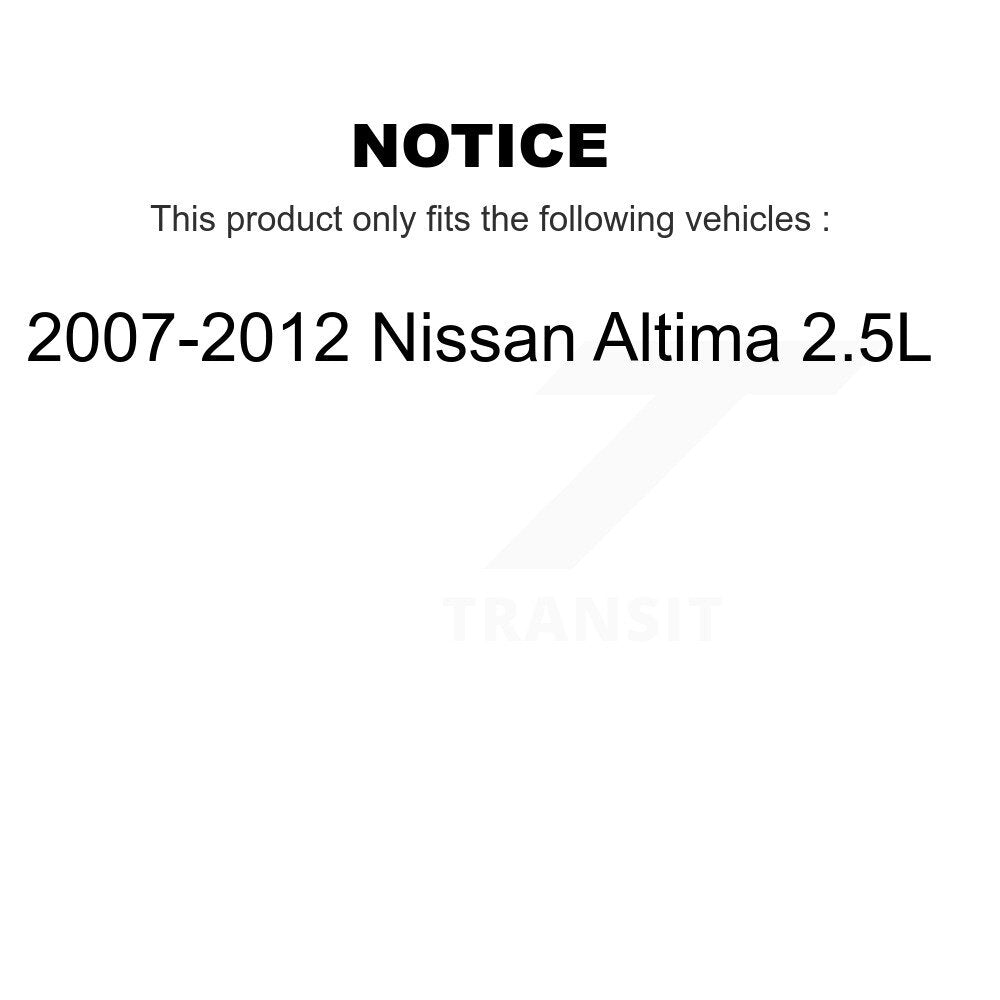 Bearing Lower Control Arm & Link Front Left Kit For 2007-2012 Nissan Altima 2.5L