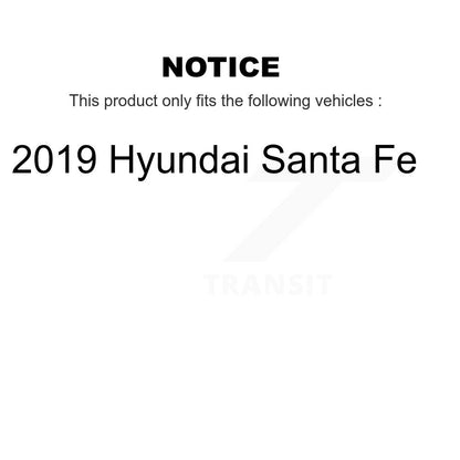 Bearing Lower Control Arm with BJ Link Front Left Kit For 2019 Hyundai Santa Fe