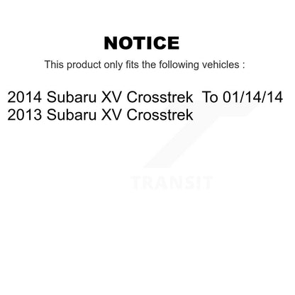 Bearing Lower Control Arm Ball Joint Link Front Left Kit For Subaru XV Crosstrek
