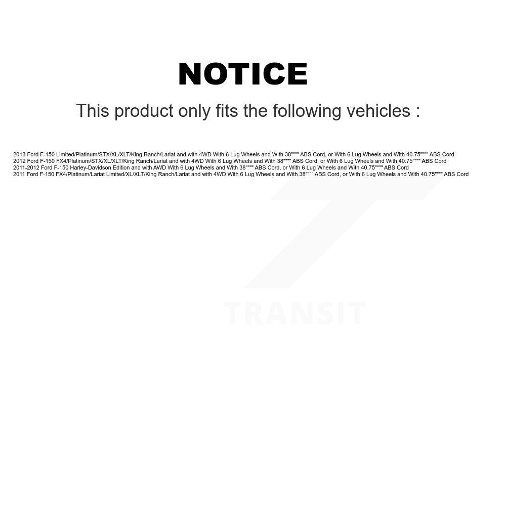 Hub Bearing Lower Control Arm with Ball Joint Link Front Left Kit For Ford F-150