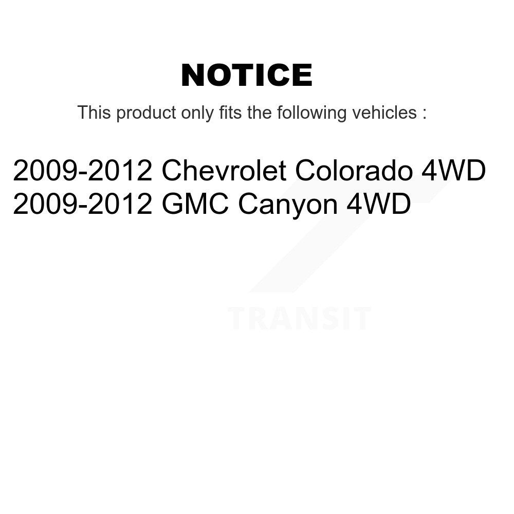 Bearing Lower Ball Joint Link Front Right Kit For Chevrolet Colorado GMC Canyon