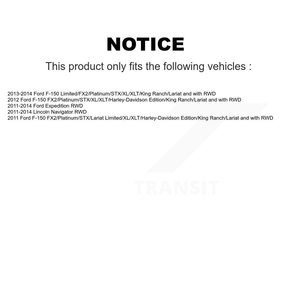 Hub Bearing Lower Ball Joint & Link Front Kit For Ford F-150 Expedition Lincoln