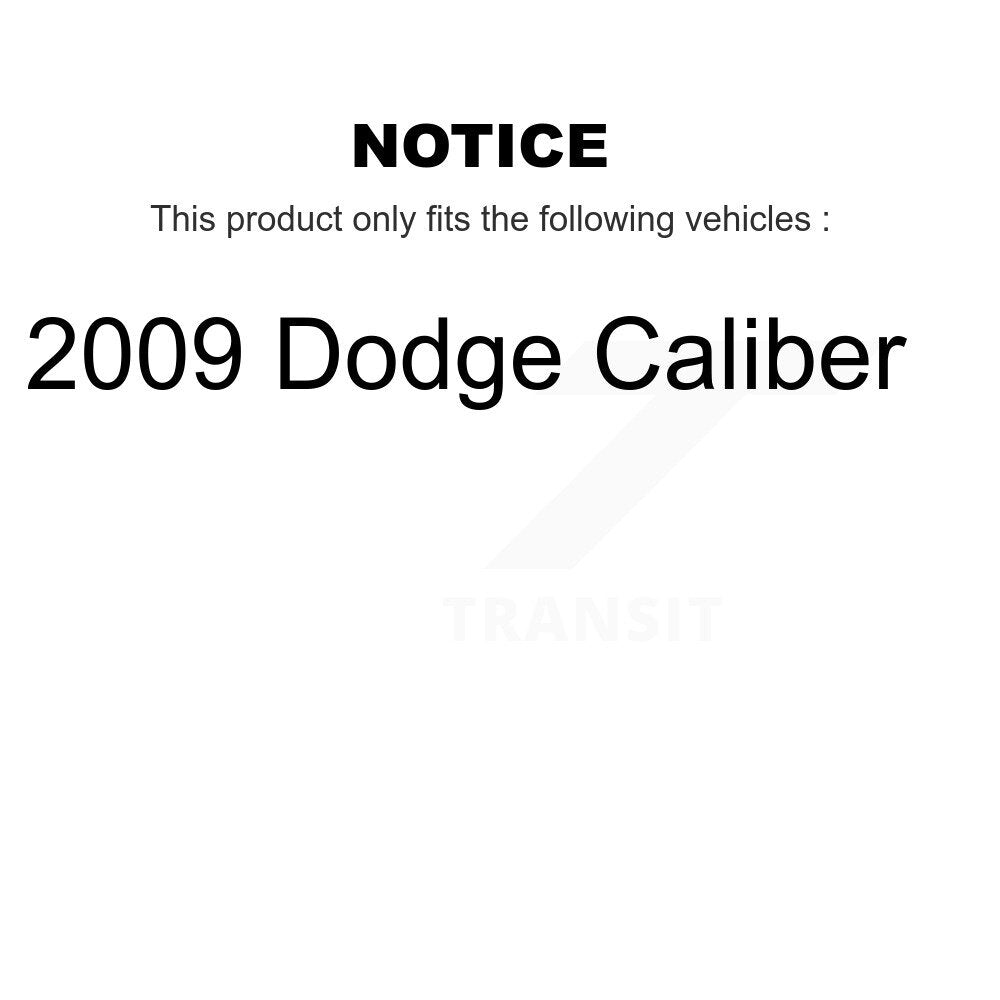 Bearing Assembly Lower Ball Joint Sway Bar Link Front Kit For 2009 Dodge Caliber