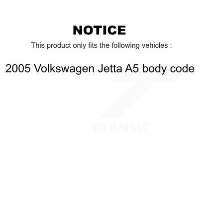 Bearing Lower Ball Joint Sway Bar Link Front Right Kit For Volkswagen Jetta GTI