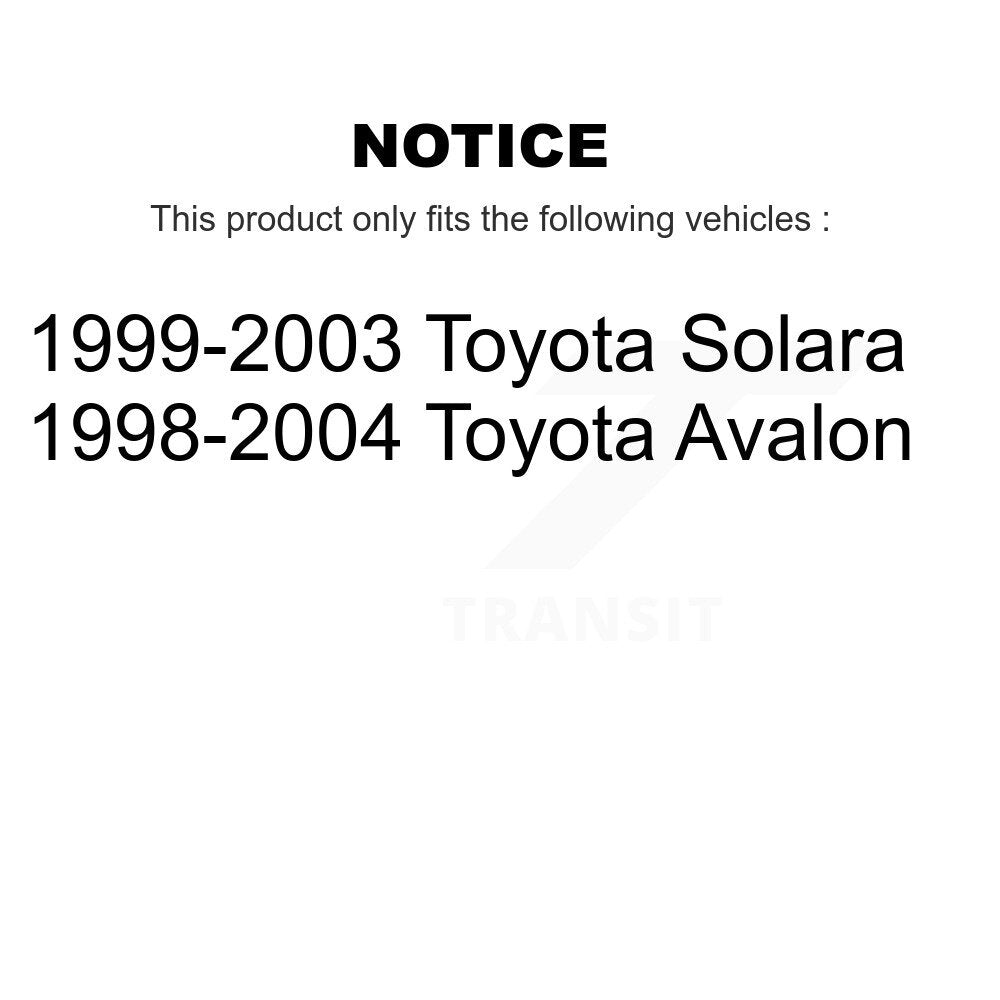 Bearing Lower Control Arm with BJ & Link Front Left Kit For Toyota Solara Avalon