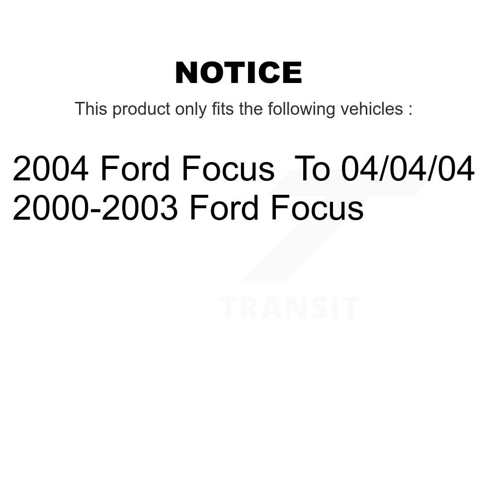 Wheel Bearing Lower Ball Joint Sway Bar Stabilizer Link Front Kit For Ford Focus