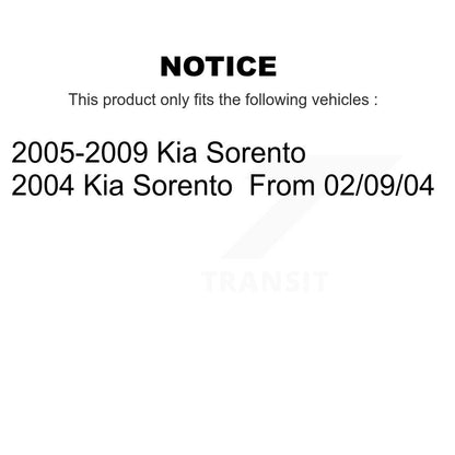 Bearing Lower Ball Joint Upper Control Arm & Link Front Left Kit For Kia Sorento