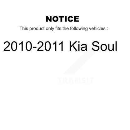 Bearing Lower Ball Joint Tie Rod & Link Front Left Kit (5Pc) For 10-11 Kia Soul