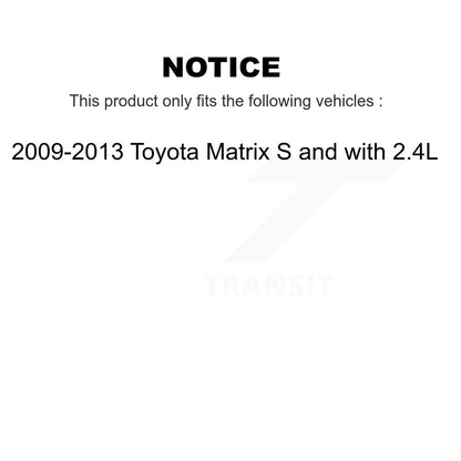 Bearing Lower Ball Joint Tie Rod Sway Bar Link Front Kit (5Pc) For Toyota Matrix