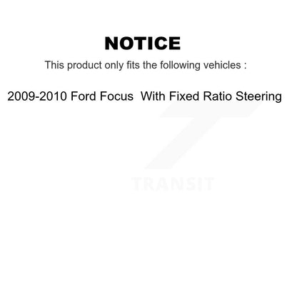 Wheel Bearing Lower Ball Joint Tie Rod Link Front Left Kit (5Pc) For Ford Focus