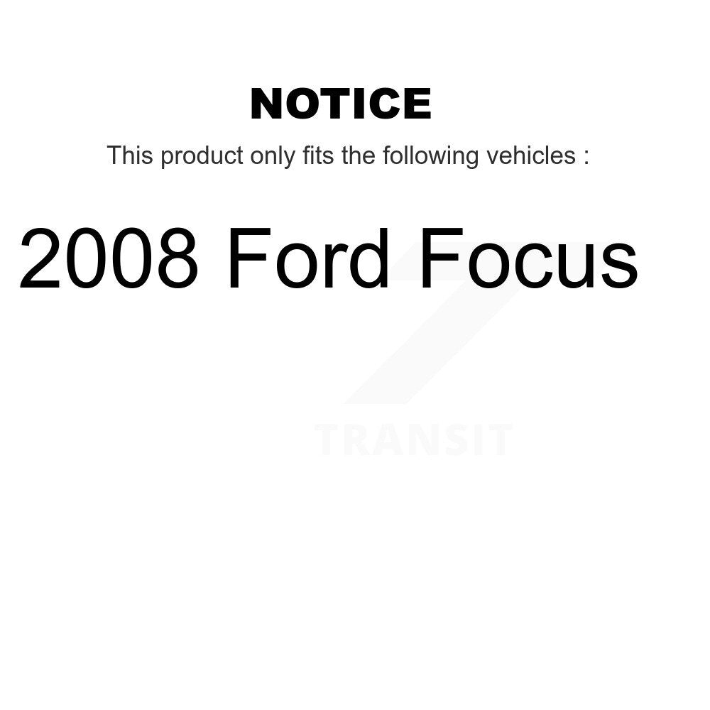 Bearing Lower Ball Joint Tie Rod Link Front Right Kit (5Pc) For 2008 Ford Focus