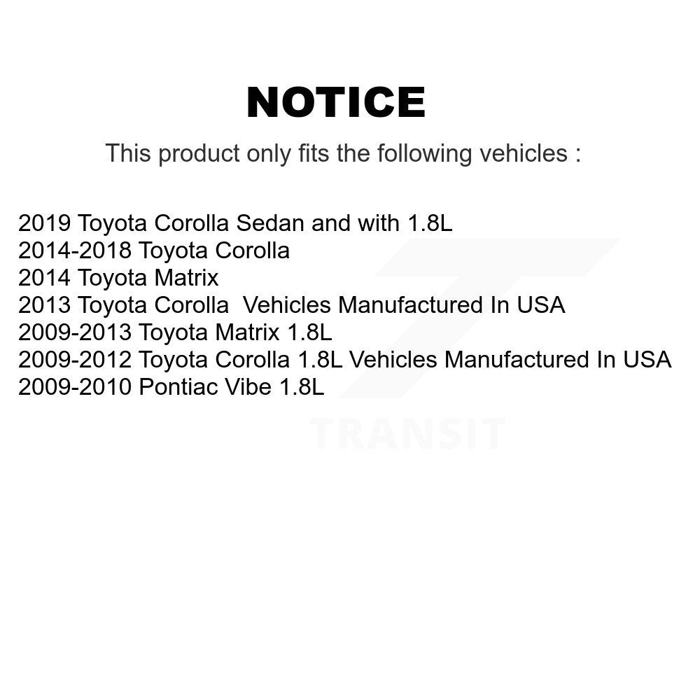 Bearing Lower Ball Joint Outer Tie Rod Link Front Kit For Toyota Corolla Matrix