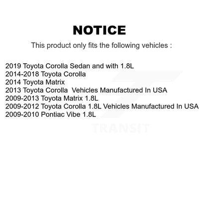Bearing Lower Ball Joint Outer Tie Rod Link Front Kit For Toyota Corolla Matrix